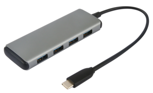 USB-hub USB-C till 4 x USB-A 