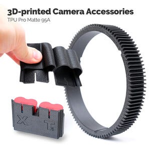 Addnorth TPU Pro Matte 95A Filament svart 1,75 mm, 1 kg