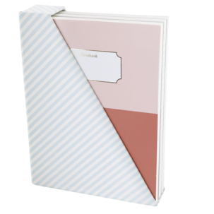 Sett med 3 notatbøker i boks A6