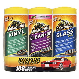Wipes för bil Armor All, 3-pack
