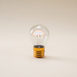 Oppladbar bordlampe med lysende motiv, Northlight, 11 cm
