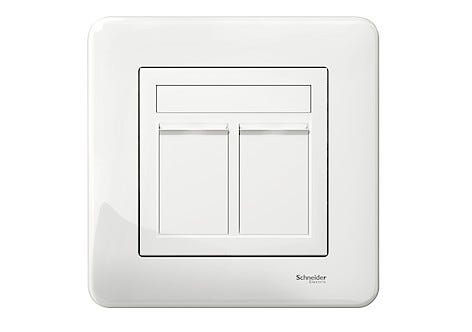 Nätverksuttag Schneider Exxact