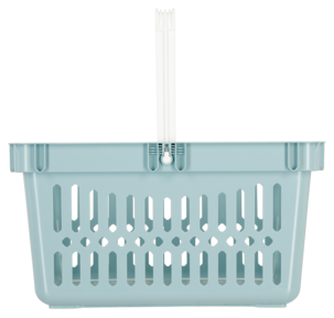 Handlekurv med håndtak, 27 liter