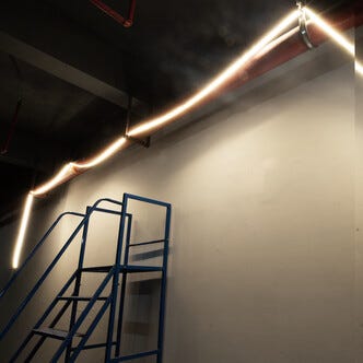 LED-strip arbeidsbelysning 20 m IP67 4000K