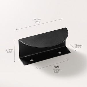 Prettypegs skuffehåndtak Hjördis 80 mm, 1-pakning