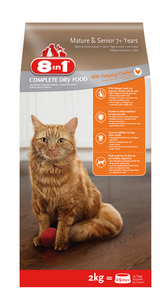 Kattfoder Mature & Senior Chicken 8in1