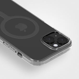 Agood Company mobildeksel i gjenvunnet materiale til iPhone 14, gjennomsiktig