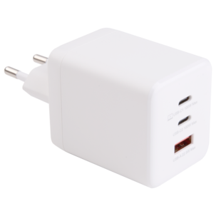 Lader 2 x USB-C og 1 x USB-A GaN, 100 W
