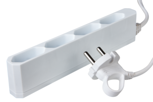 4-veis grenuttak Euro med 1,4 m kabel