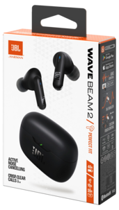 JBL Wave Beam 2 trådlösa in ear-hörlurar med mikrofon