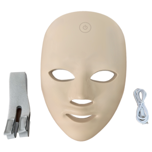 Capere LED-mask ansikte, 8 ljuslägen