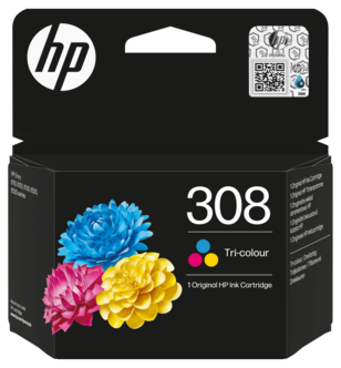 HP 308 bläckpatron original, flera utföranden