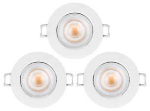 Kohdevalaisin LED himmennettävä, 1 kpl tai 3 kpl