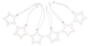 Juletrepynt i tre, 24-pakning