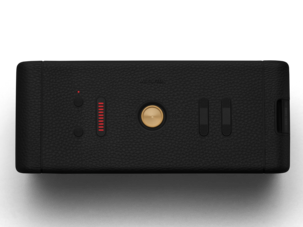 Marshall Middleton bärbar högtalare, svart/mässing