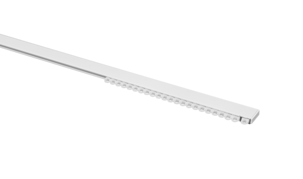 Gardinskinne Alex med glider, tak og vegg, hvit