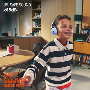 JBL Junior 320BT trådløse on-ear-hodetelefoner for barn, mikrofon