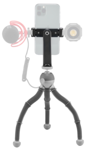 Joby PodZilla Medium Smartphone Kit Kolmijalka pöydälle, harmaa
