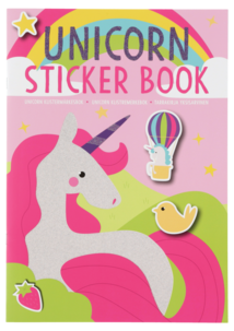 Puuhakirja ja tarroja, Unicorn Sticker Book