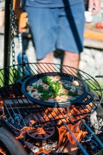 Espegard bålpanna Glo 60, eldfat med stativ