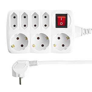 Grenuttag 3+4-vägs med brytare