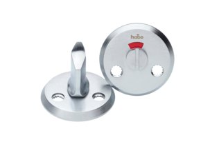 Habo toalettvred för dörr, borstad krom