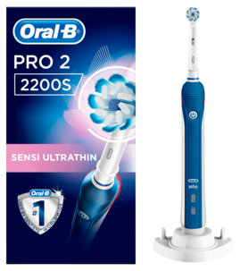Oral-B PRO 2 2200S Sähköhammasharja Sensitive Clean