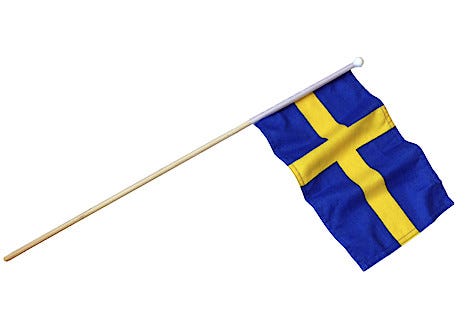 Handflagga Sverige