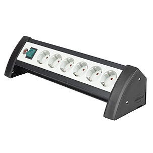 6-vägs grenuttag Brennenstuhl Premium-Office-Line