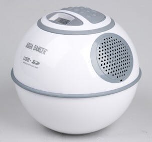 Poolhögtalare med MP3-spelare och radio