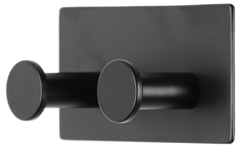 Selvheftende krok, svart