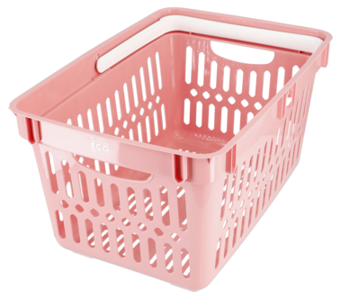 Kahvallinen ostoskori, 48 x 33 x 25 cm