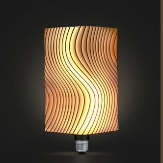 Dekorationslampa LED E27 varmvit, 115 mm, Northlight