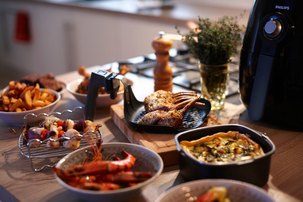 Grillställ med grillspett för Philips Aifryer XL, HD9905/00