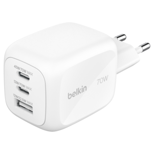 Belkin BoostCharge Pro reiselader 3 porter, 70W