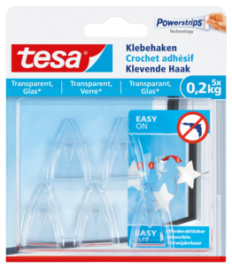 Självhäftande krokar Tesa