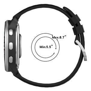 Silikoniranneke Garmin-älykelloihin, 22 mm
