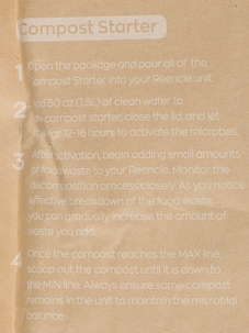 Kompostiheräte Reencle Prime -kompostikoneeseen