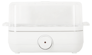 Eggkoker, 6 egg, hvit