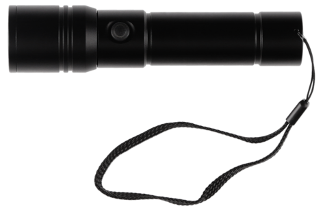 Oppladbar lommelykt LED, 400 lumen, IP44, Asaklitt