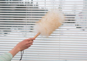 Sini dammvippa lammull, 48 cm