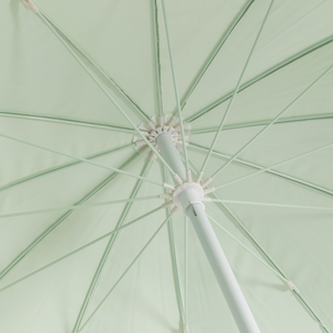Strandparasoll Ø 185 cm, grønn