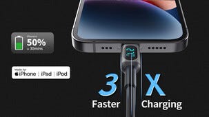 USB-C- til Lightning-kabel med display, 1 m