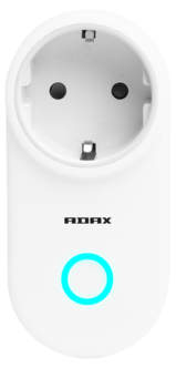 Adax WiFi Älypistorasia, jossa sähkömittari