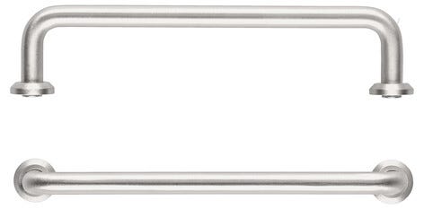 Handtag borstat stål, 2-pack