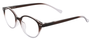 Läsglasögon med blåljusfilter, brun och lila, 2-pack