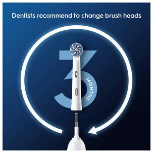 Oral-B Pro Sensitive Clean borsthuvud, vit