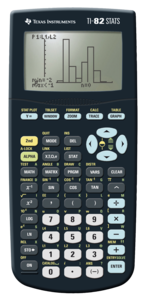 Laskin Texas TI-82 STATS