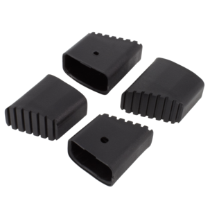 Gummifot til gardintrapp, 4-pakning