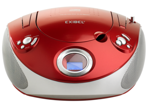 Cd-soitin ja AM/FM-radio Exibel